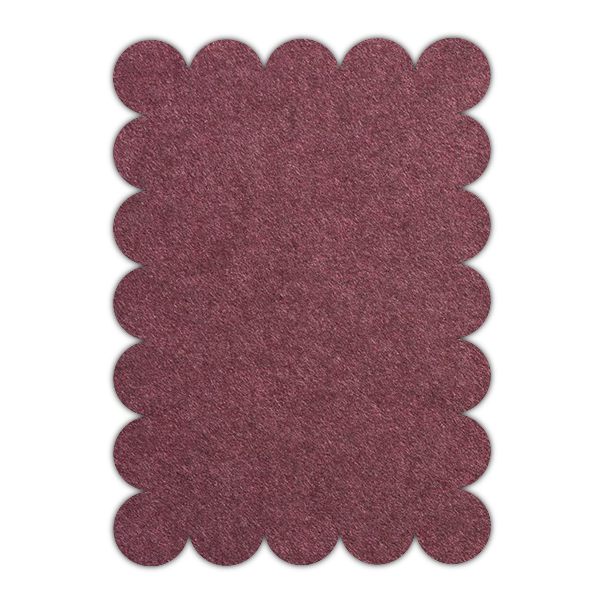 CMYK Print on Merlot Cardstock | Shape P23 | 3" x 5"