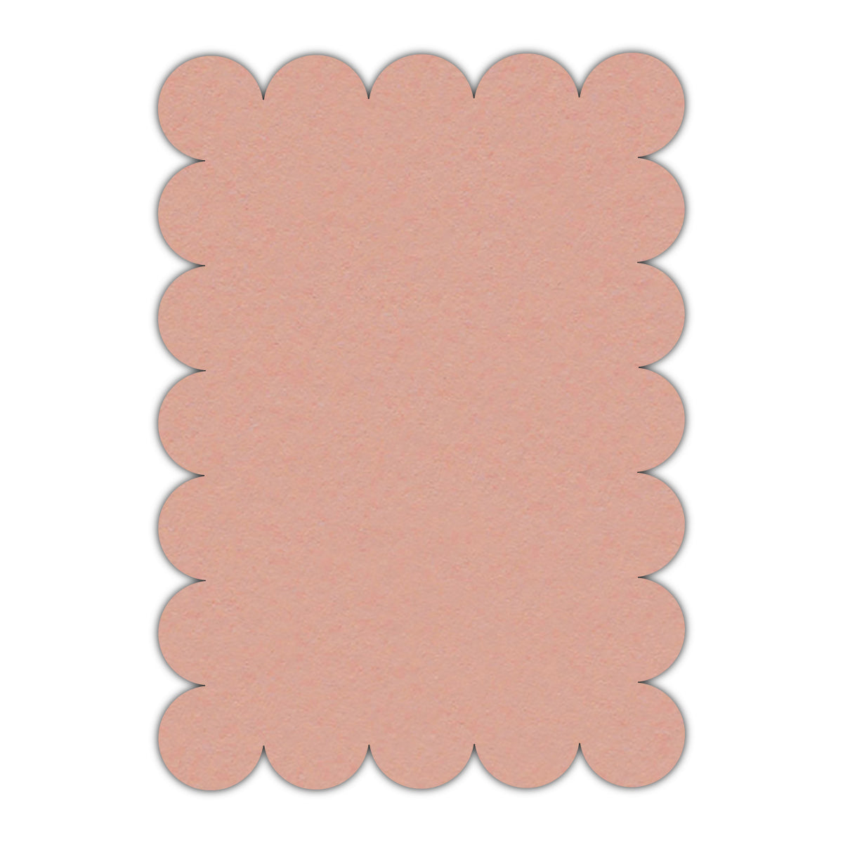 CMYK Print on Old Rose Cardstock | Shape P23 | 2" x 3"