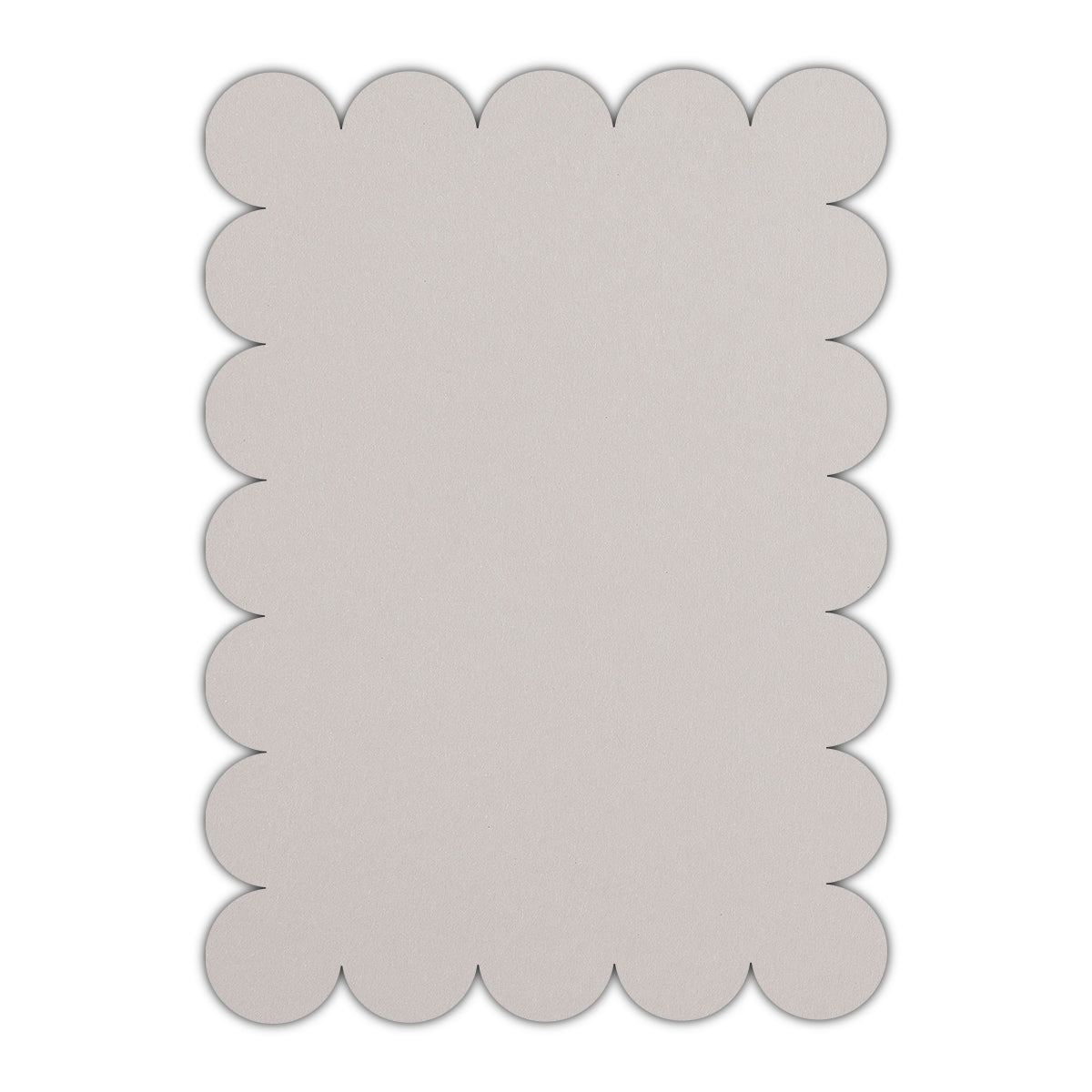 CMYK Print on Pale Grey Cardstock | Shape P23 | 3" x 5"