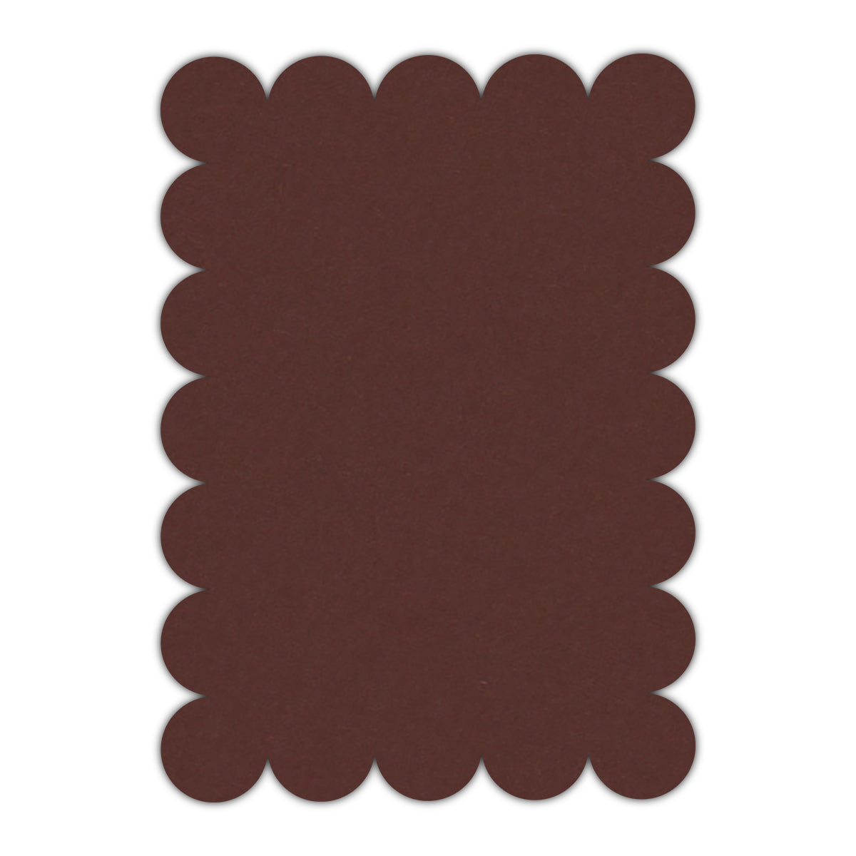 CMYK Print on Port Wine Cardstock | Shape P23 | 5" x 8"