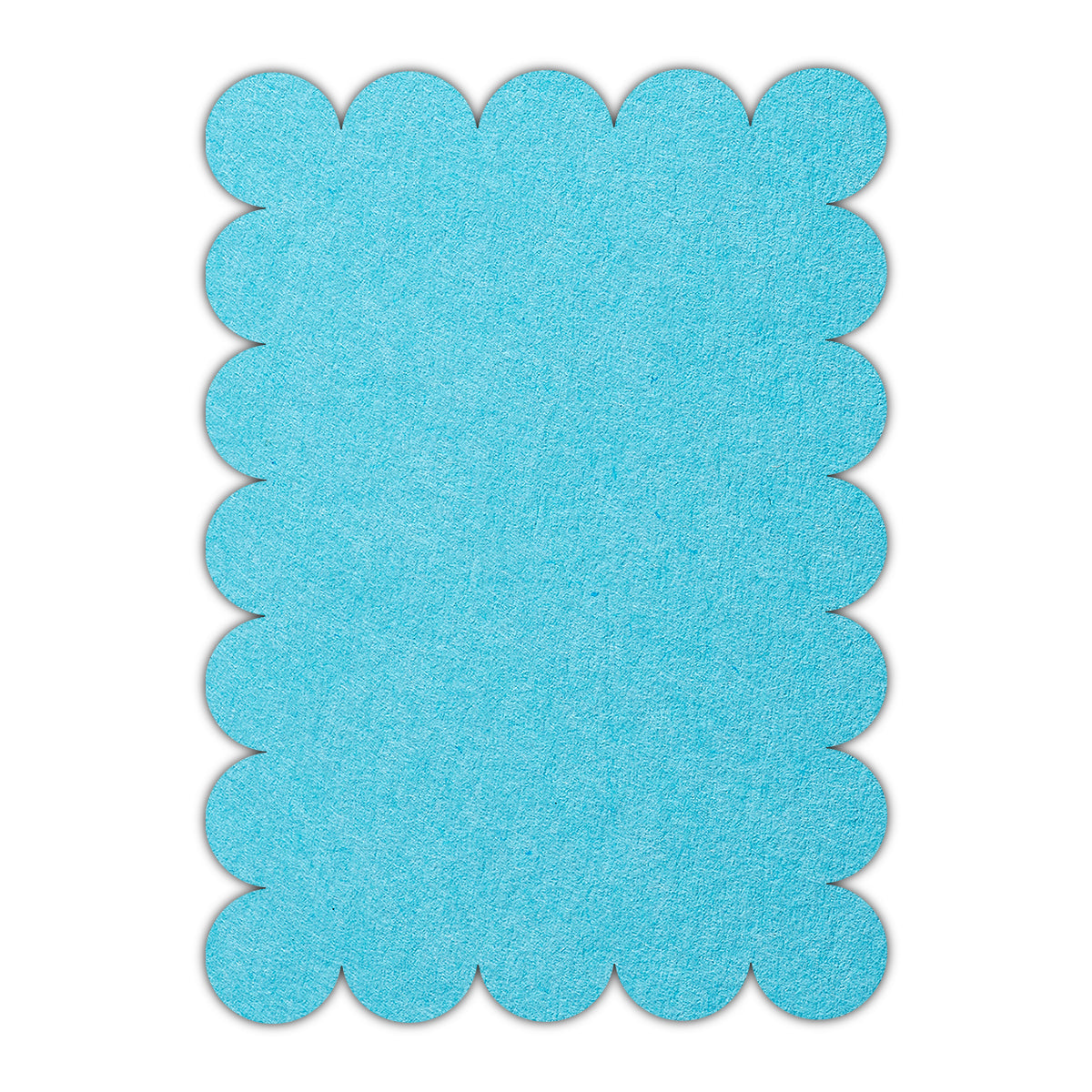 CMYK Print on Turquoise Cardstock | Shape P23 | 12" x 18"