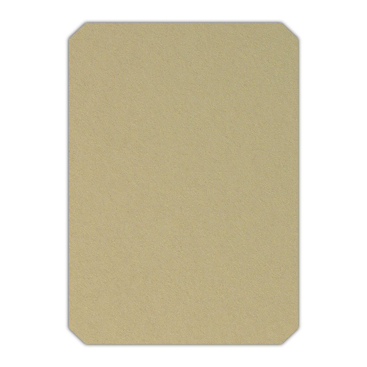 CMYK Print on Shimmer Champagne Cardstock | Shape P24 | 4.25" x 5.5"