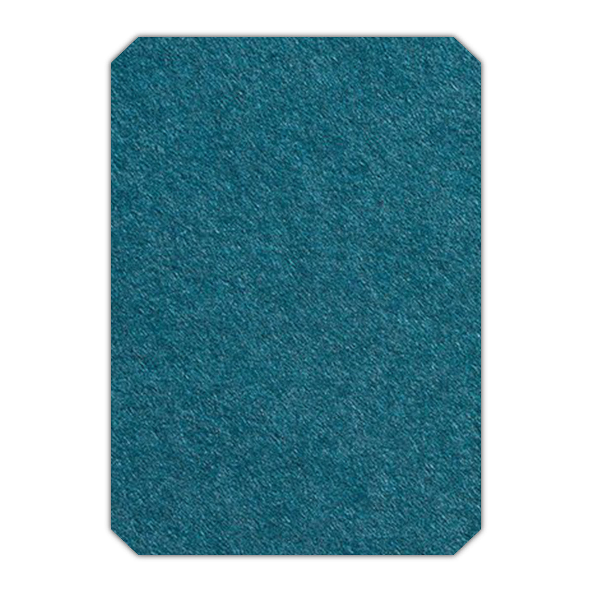 CMYK Print on Dark Teal Blue Cardstock | Shape P24 | 2" x 3"