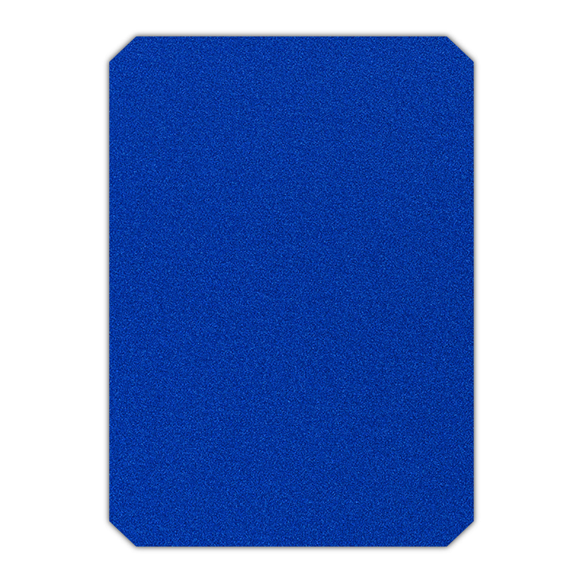 CMYK Print on Shimmer Electric Blue Cardstock | Shape P24 | 8.5" x 11"