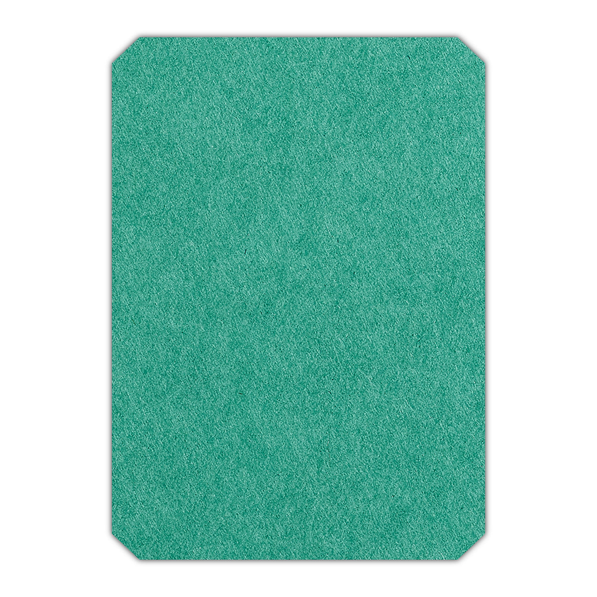 CMYK Print on Emerald Cardstock | Shape P24 | 2.5" x 3.5"