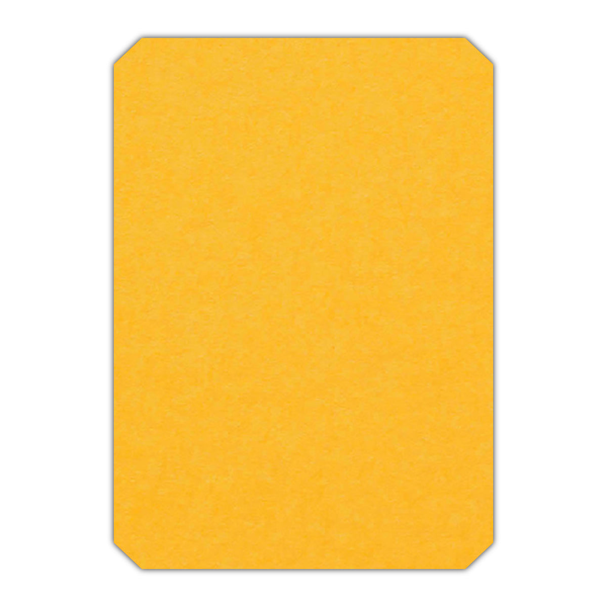 CMYK Print on Indian Yellow Cardstock | Shape P24 | 8.5" x 11"