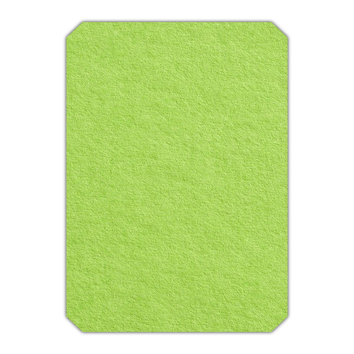 CMYK Print on Leaf Green Cardstock | Shape P24 | 2.5" x 3.5"