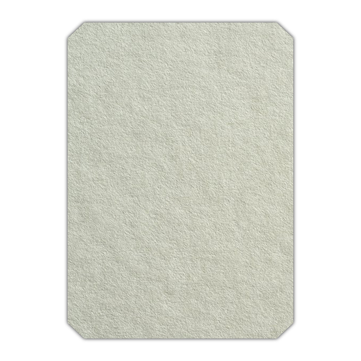CMYK Print on Light Moss Cardstock | Shape P24 | 3" x 4"
