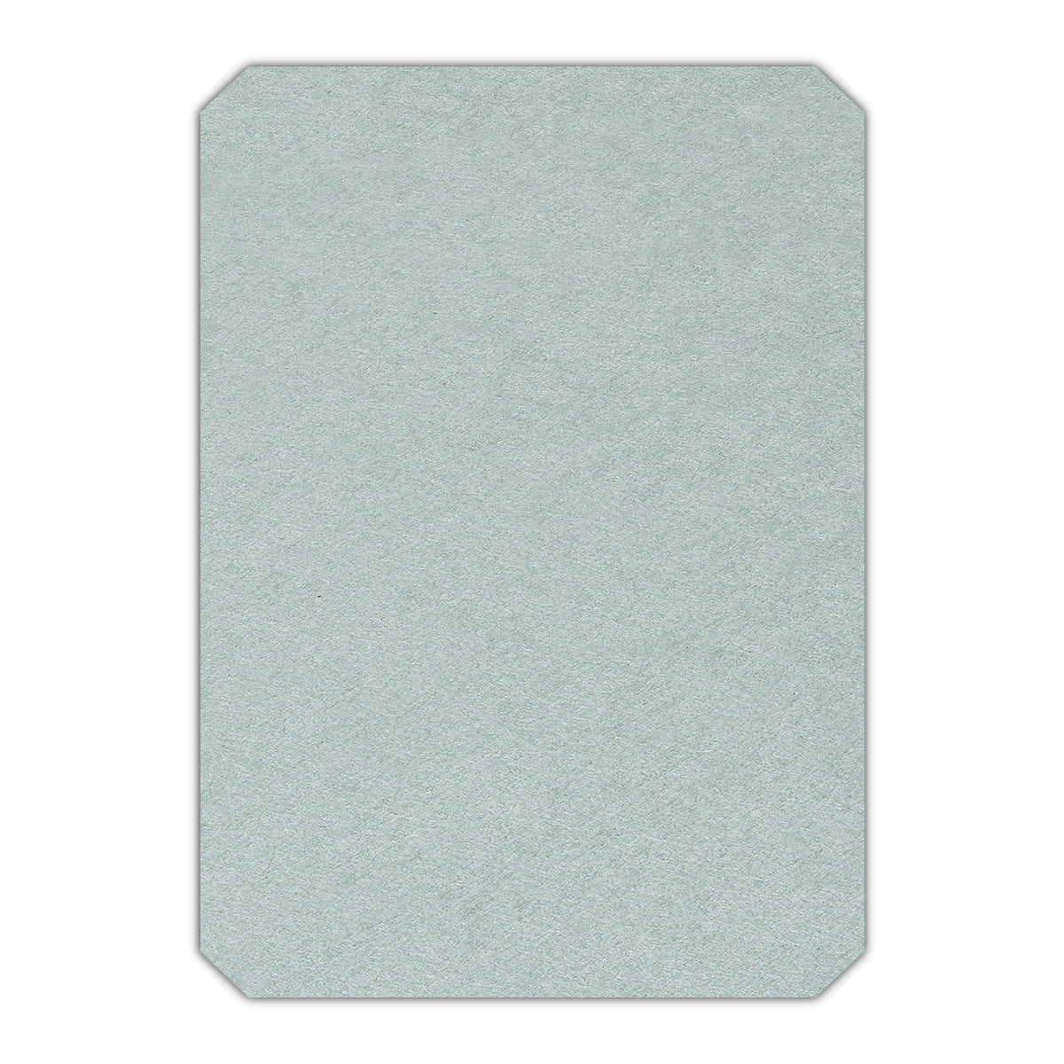 CMYK Print on Powder Green Cardstock | Shape P24 | 3" x 4"
