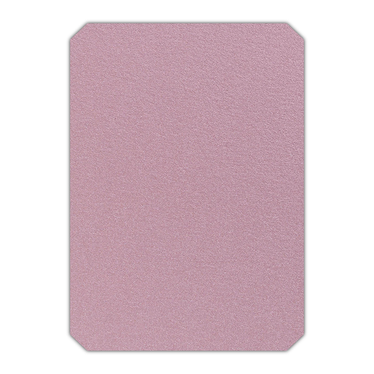 CMYK Print on Shimmer Rose Gold Cardstock | Shape P24 | 11" x 14"