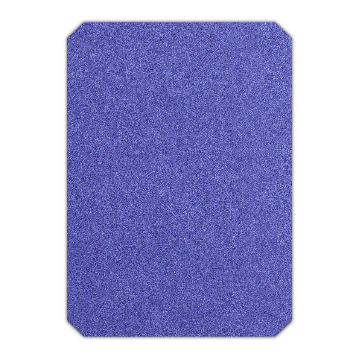 CMYK Print on Royal Blue Cardstock | Shape P24 | 3.5" x 5"