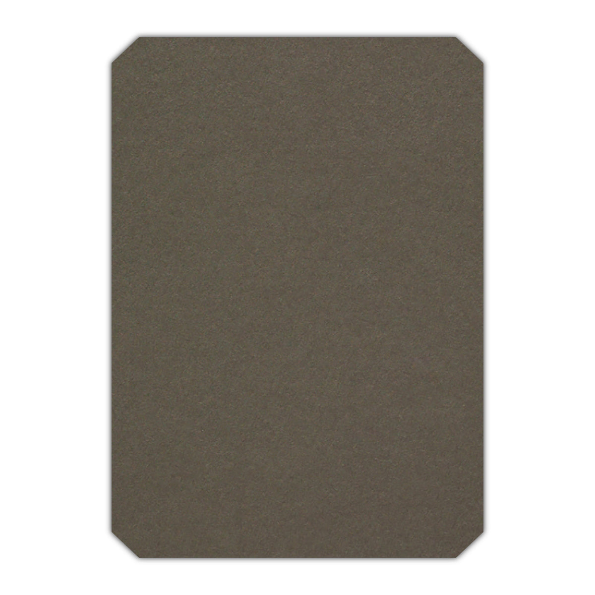 CMYK Print on Sombre Grey Cardstock | Shape P24 | 2" x 3.5"