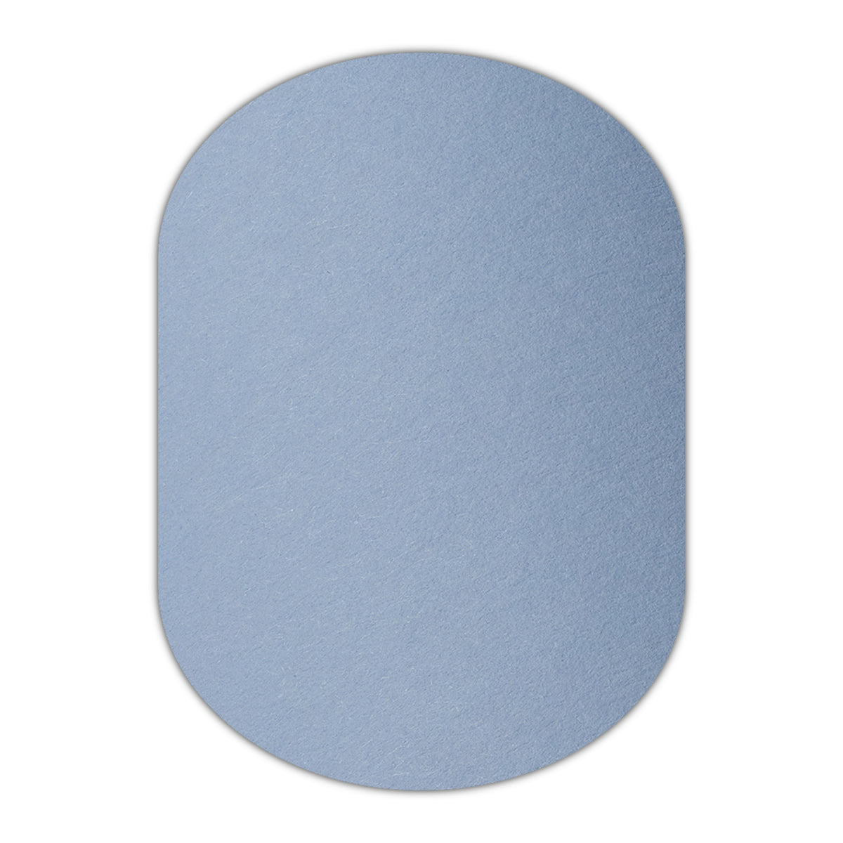 CMYK Print on Azure Blue Cardstock | Shape P25 | 2" x 3"