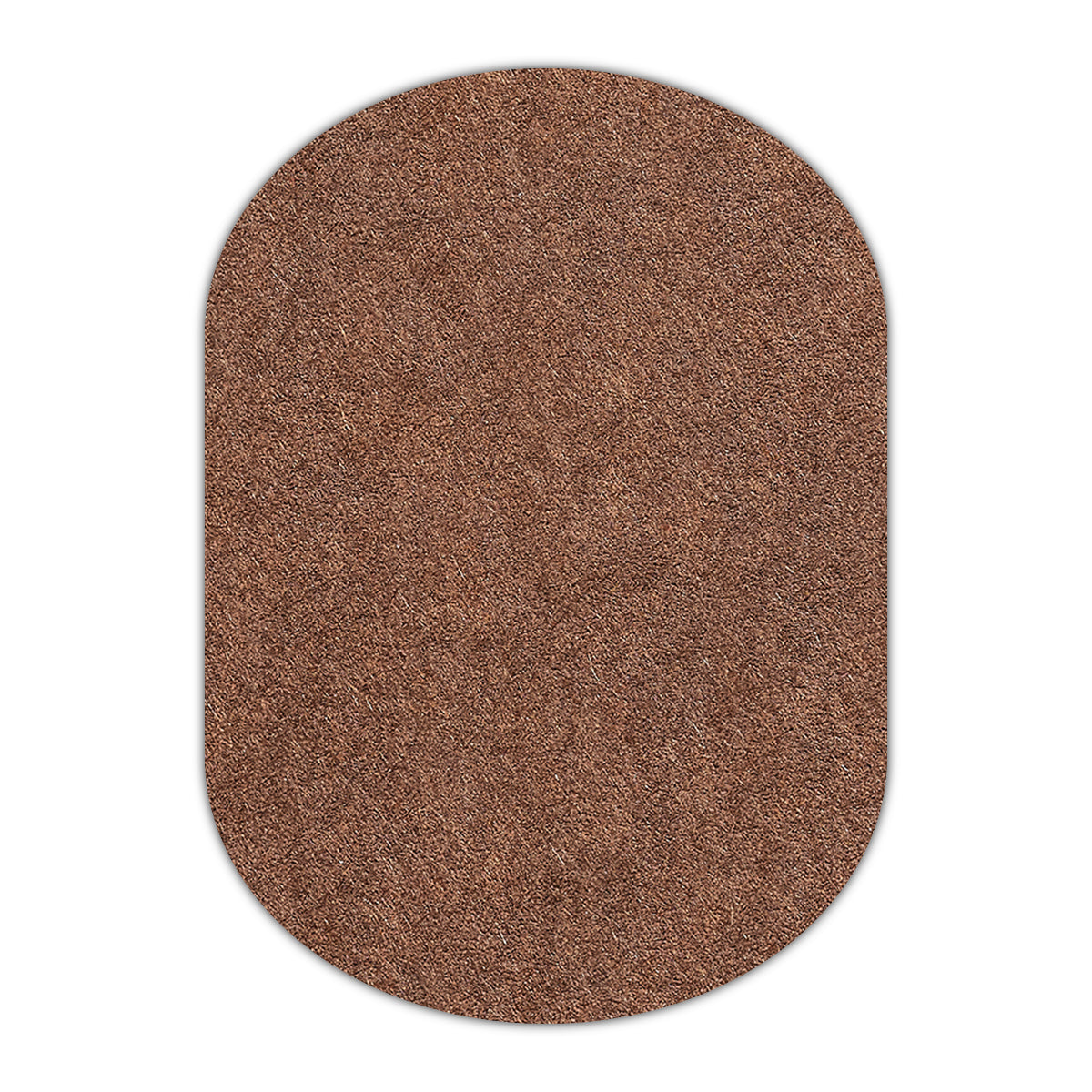 CMYK Print on Bagdad Brown Cardstock | Shape P25 | 2" x 3.5"