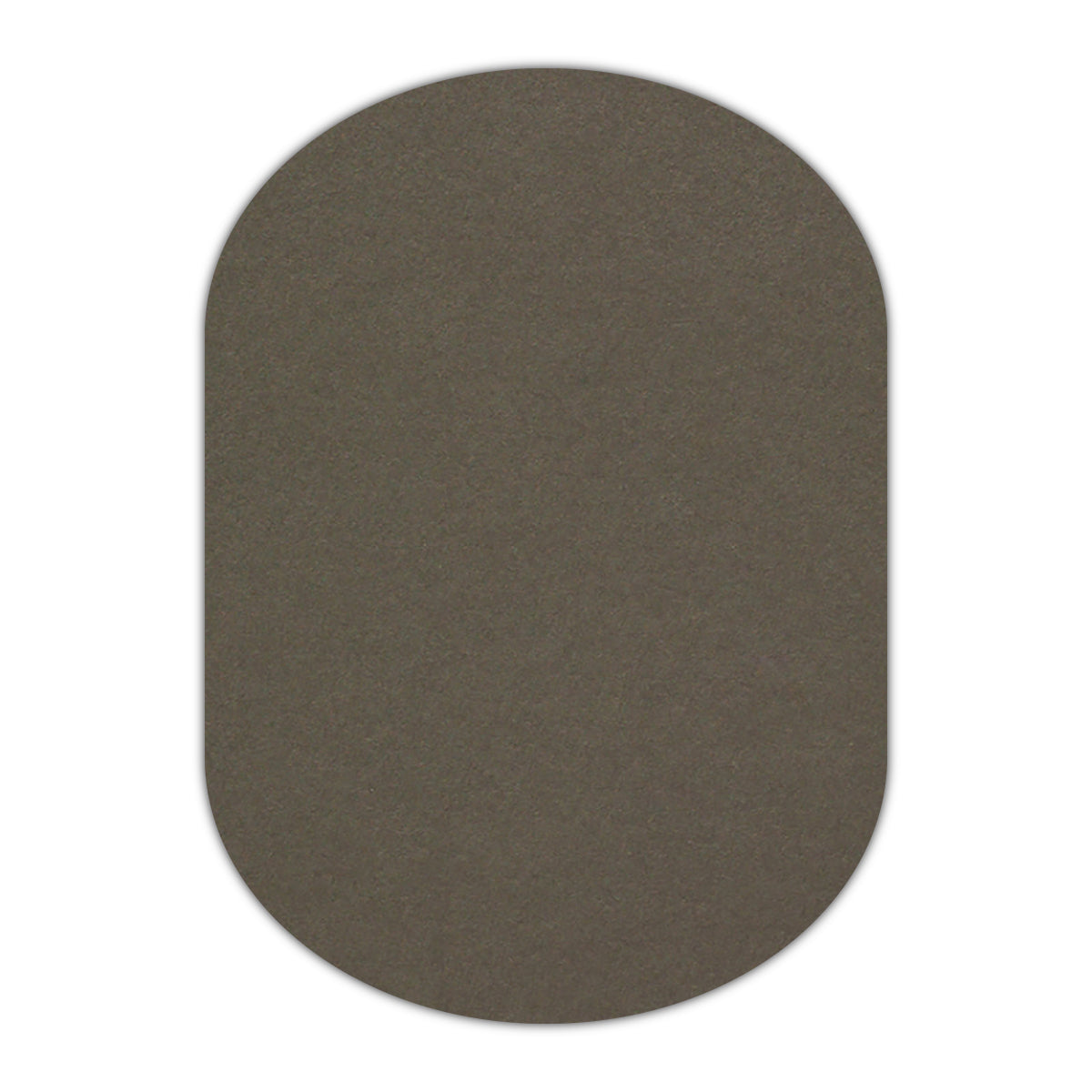 CMYK Print on Sombre Grey Cardstock | Shape P25 | 3" x 5"