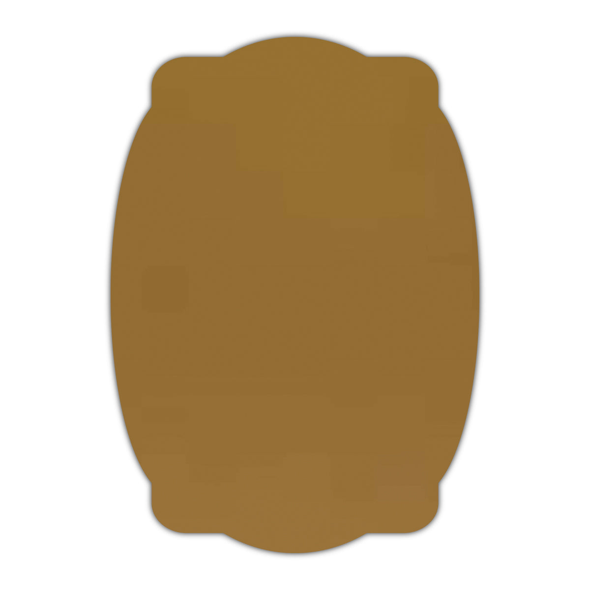 CMYK Print on Shimmer Antique Gold Cardstock | Shape P26 | 6" x 9"