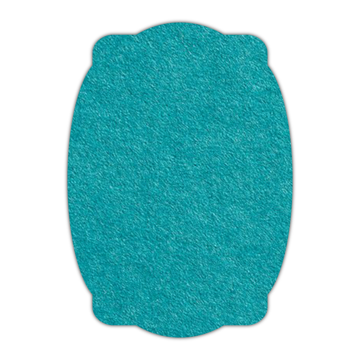 CMYK Print on Aqua Blue Cardstock | Shape P26 | 11" x 17"
