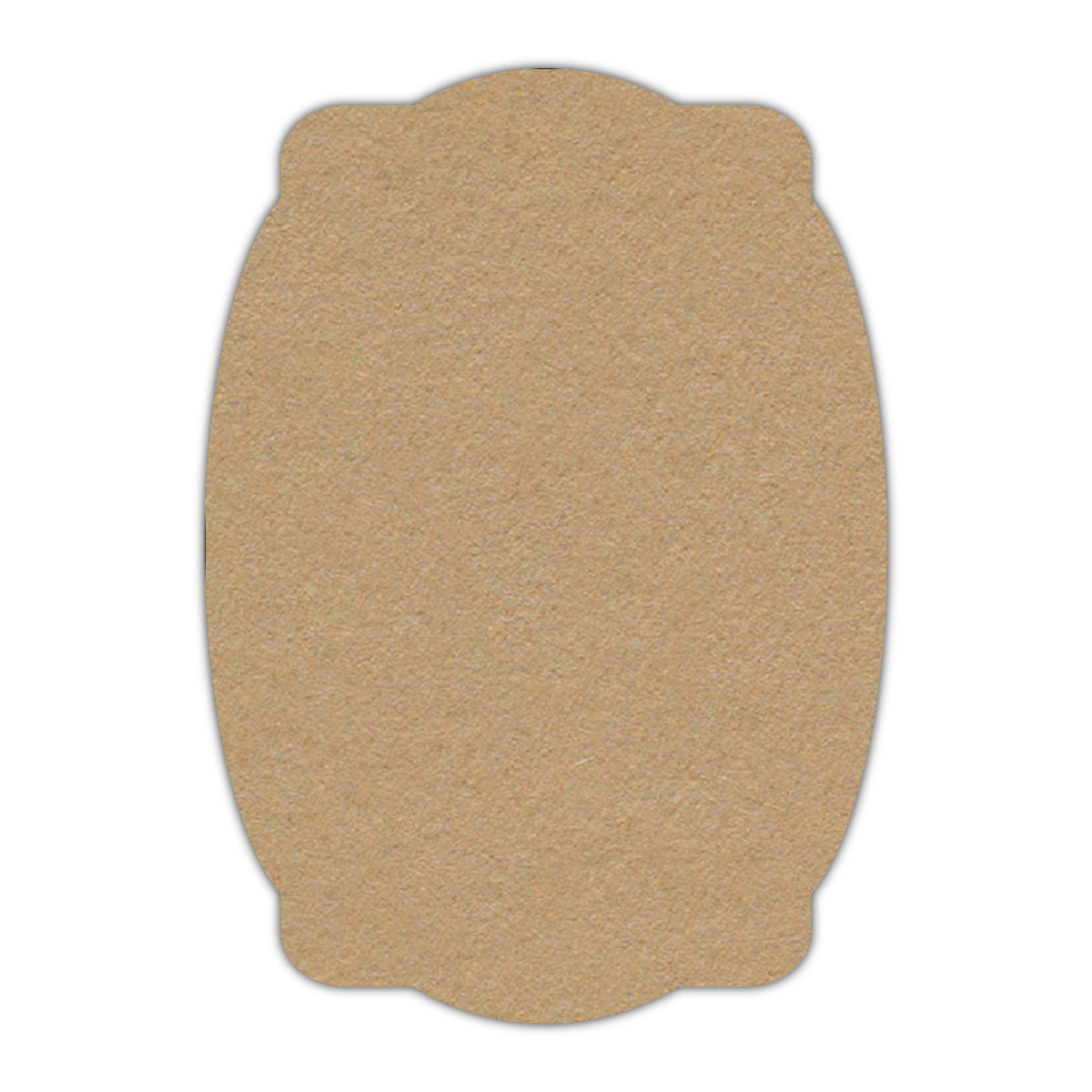 CMYK Print on Camel Cardstock | Shape P26 | 12" x 18"