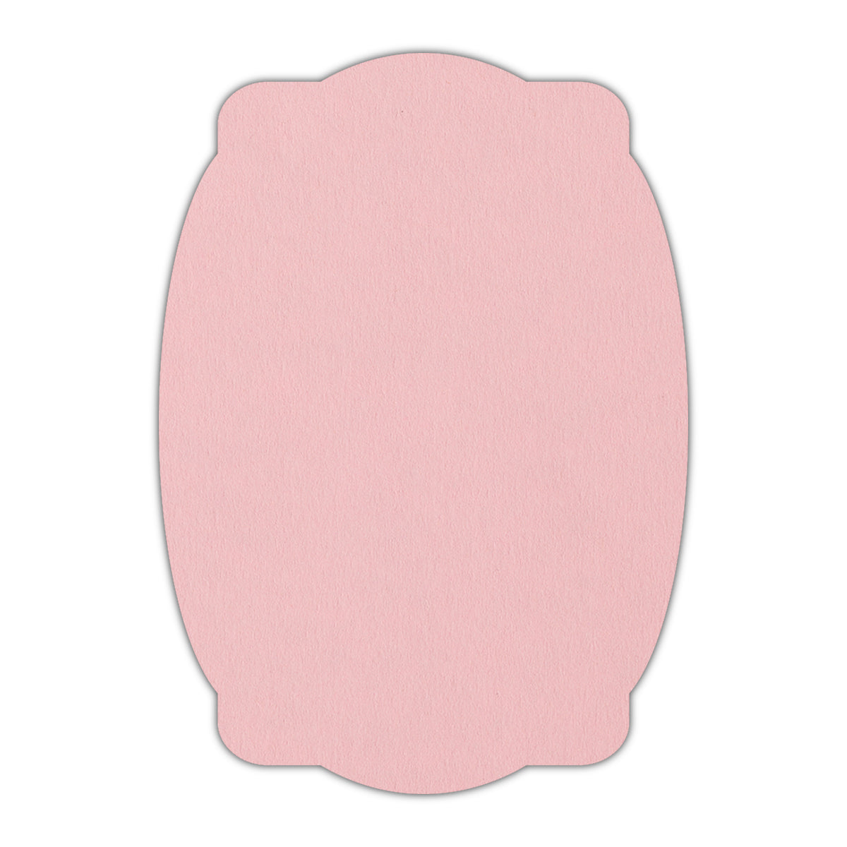 CMYK Print on Candy Pink Cardstock | Shape P26 | 3" x 5"