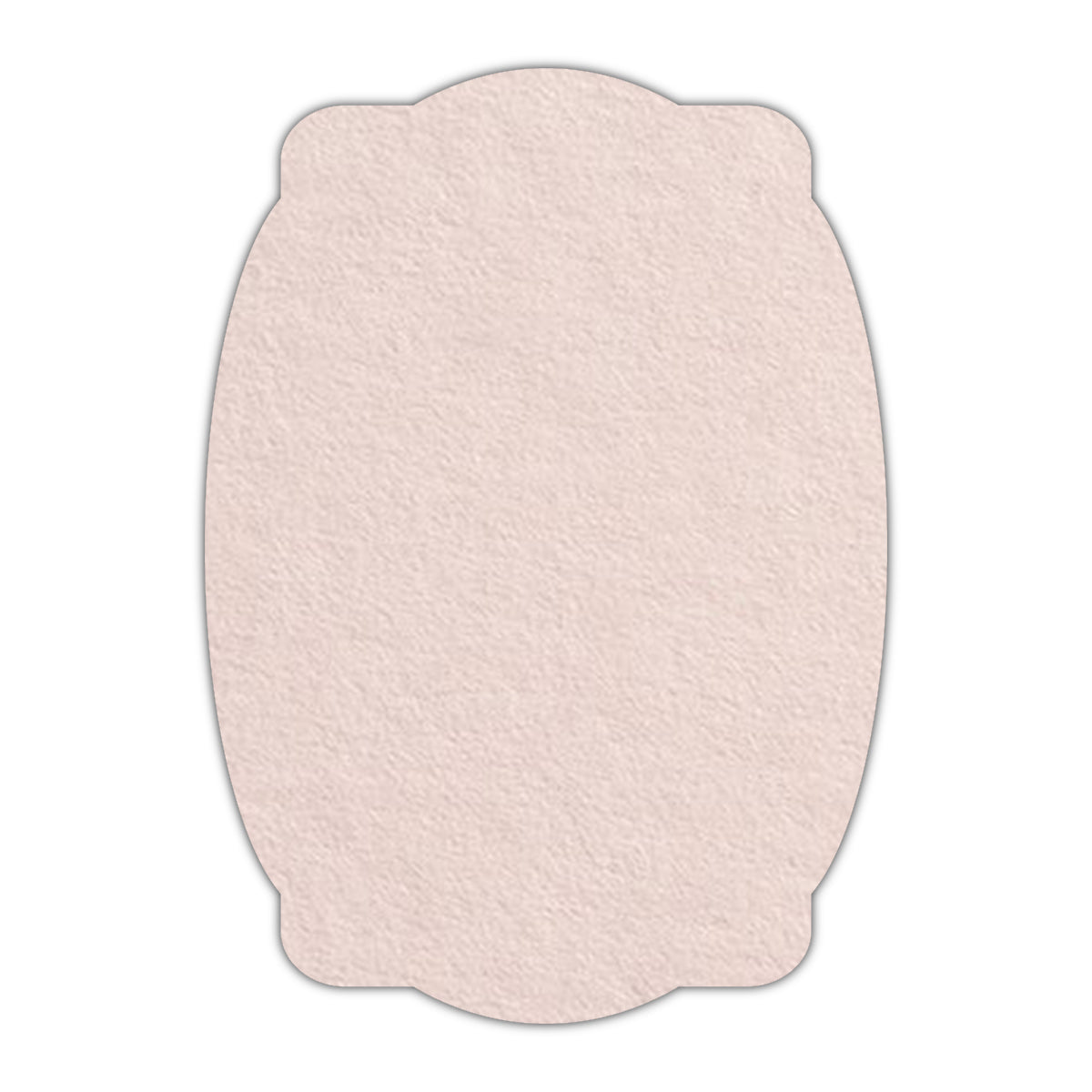 CMYK Print on Chardonnay Cardstock | Shape P26 | 3" x 4"