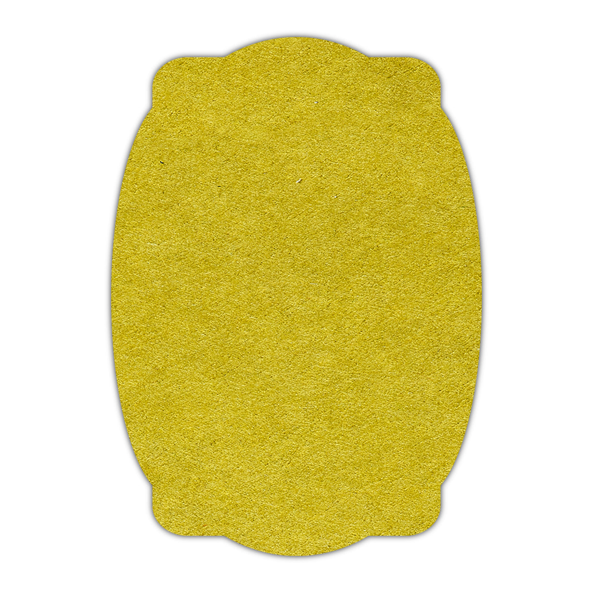CMYK Print on Chartreuse Cardstock | Shape P26 | 2.5" x 3.5"