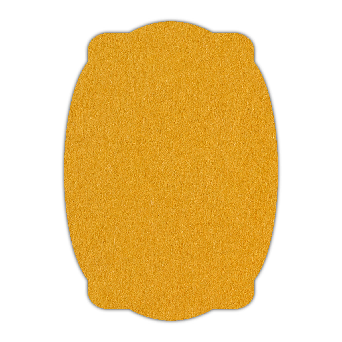 CMYK Print on Shimmer Citrine Cardstock | Shape P26 | 3" x 5"