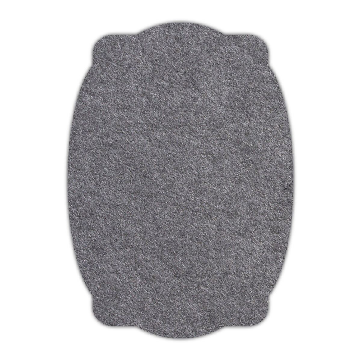 CMYK Print on Cobblestone Gray Cardstock | Shape P26 | 2" x 3"