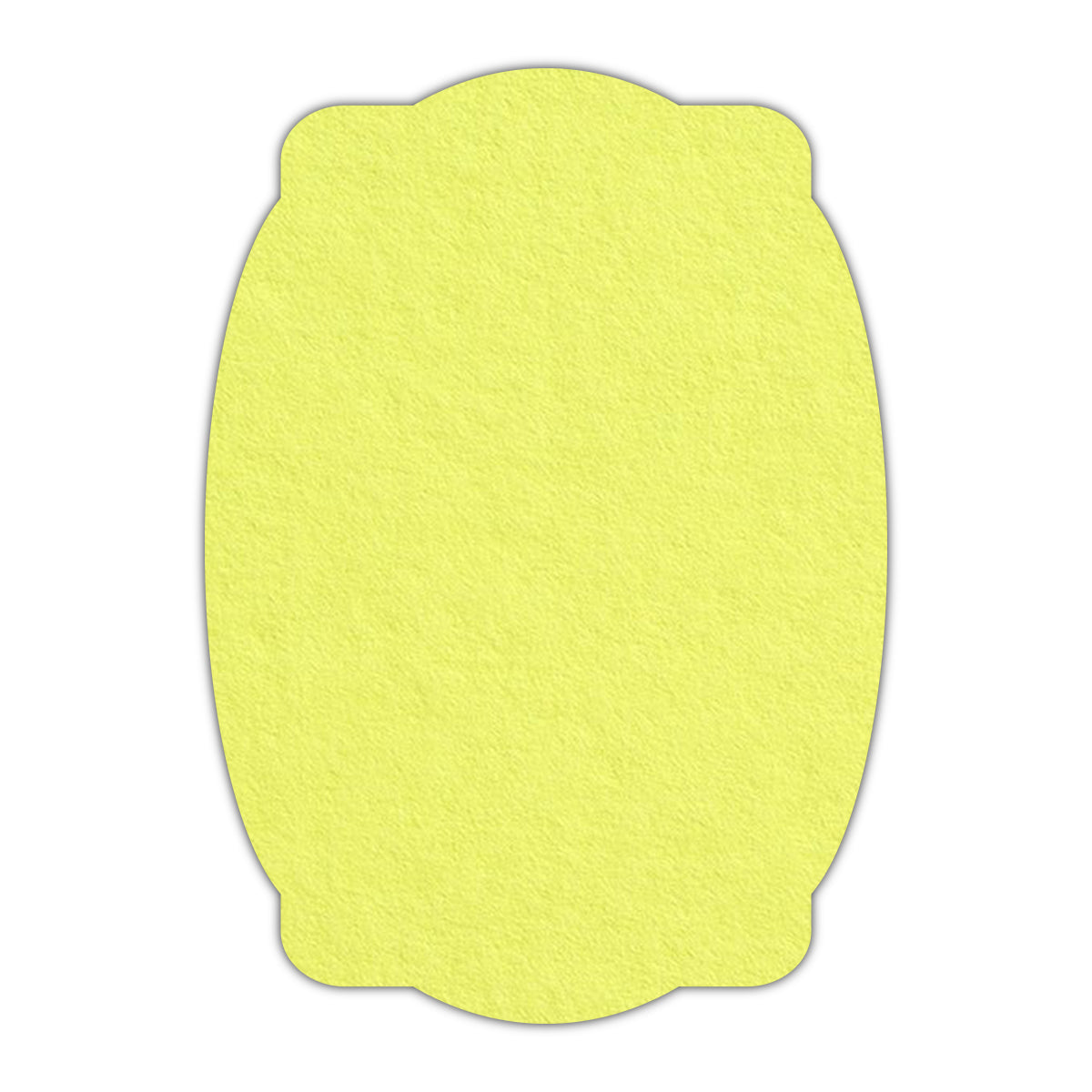 CMYK Print on Key Lime Cardstock | Shape P26 | 2" x 3.5"