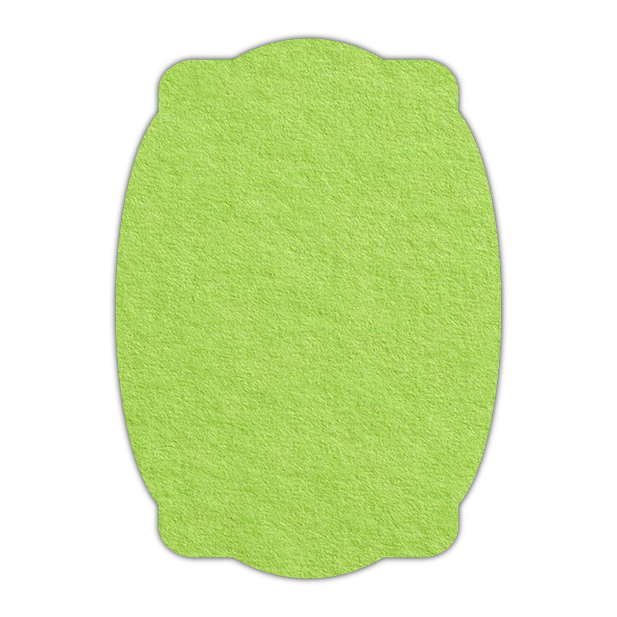 CMYK Print on Leaf Green Cardstock | Shape P26 | 11" x 14"
