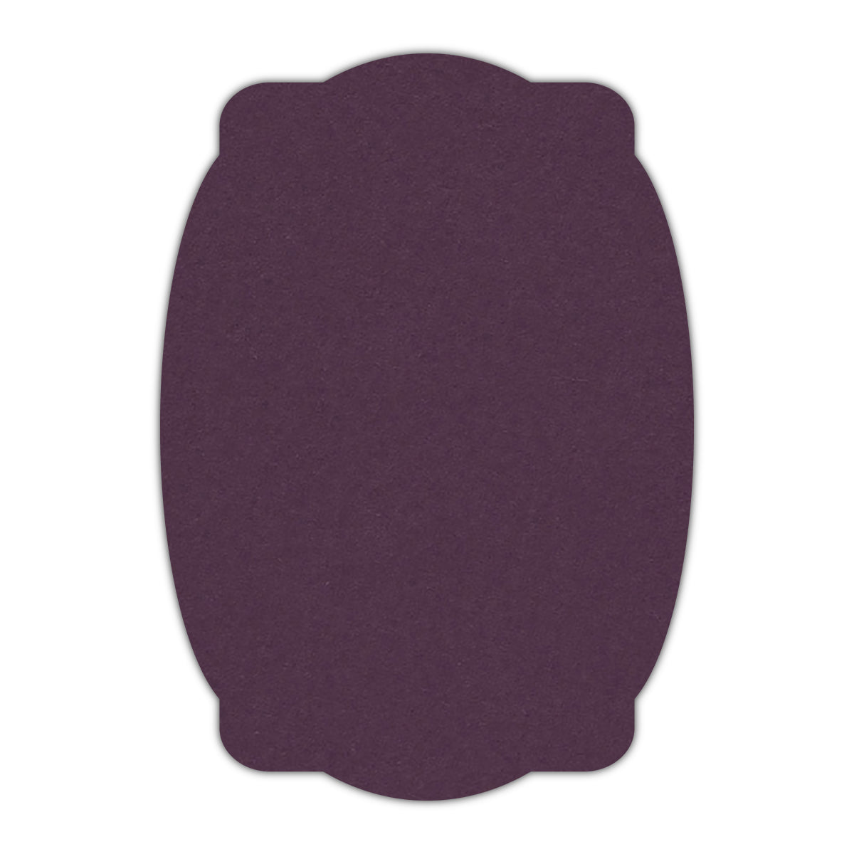 CMYK Print on Prune Cardstock | Shape P26 | 2.5" x 3.5"