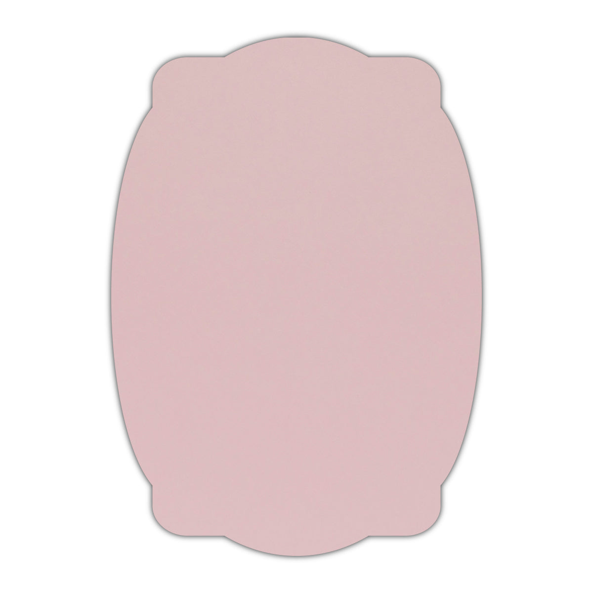 CMYK Print on Shimmer Rose Quartz Cardstock | Shape P26 | 3.5" x 5"