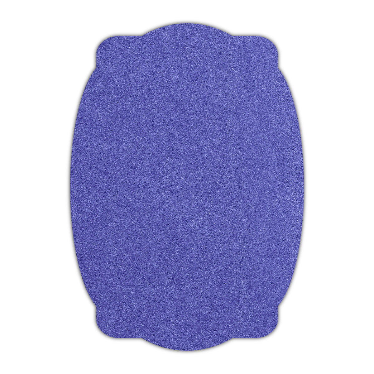 CMYK Print on Royal Blue Cardstock | Shape P26 | 3.5" x 5"