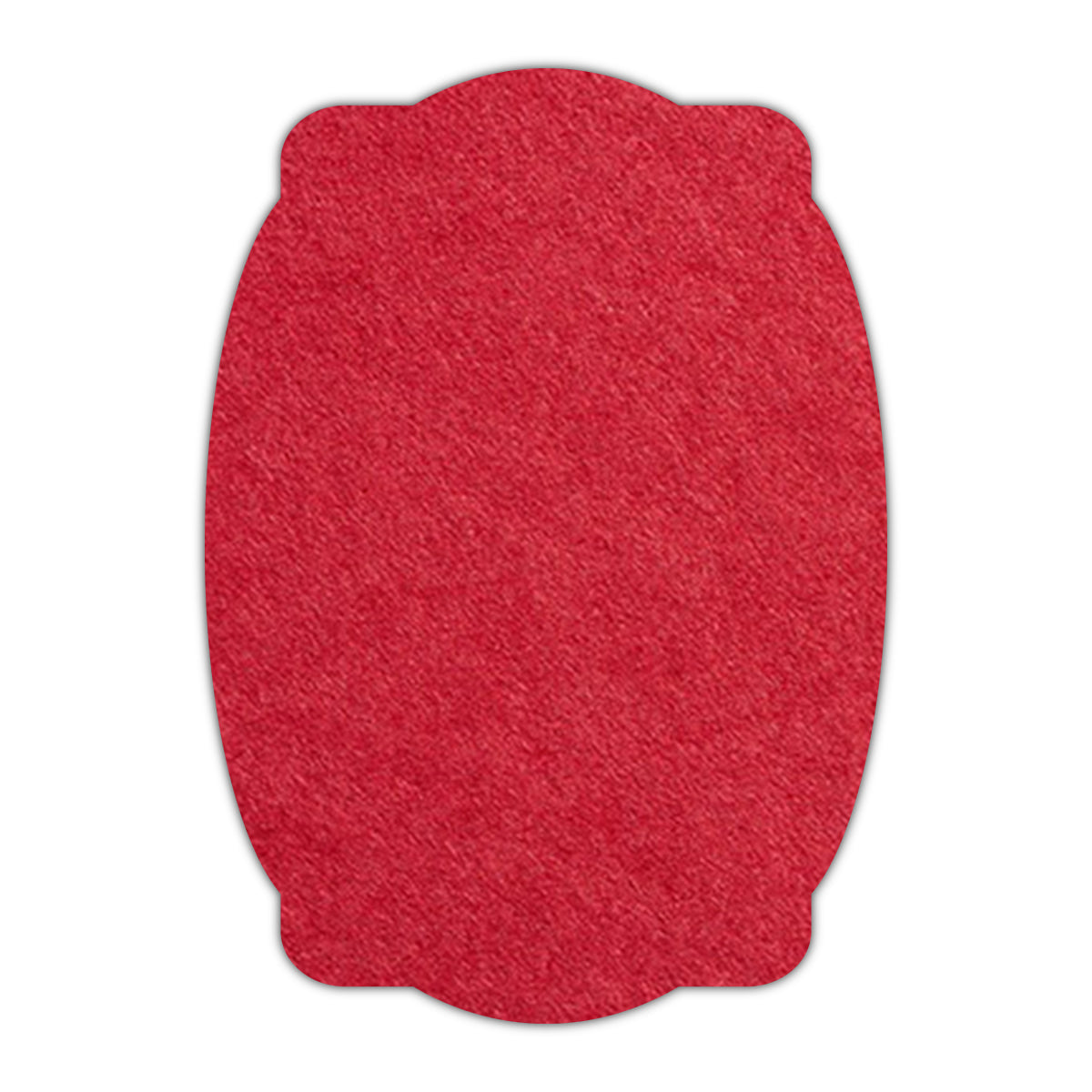 CMYK Print on Scarlet Red Cardstock | Shape P26 | 11" x 17"