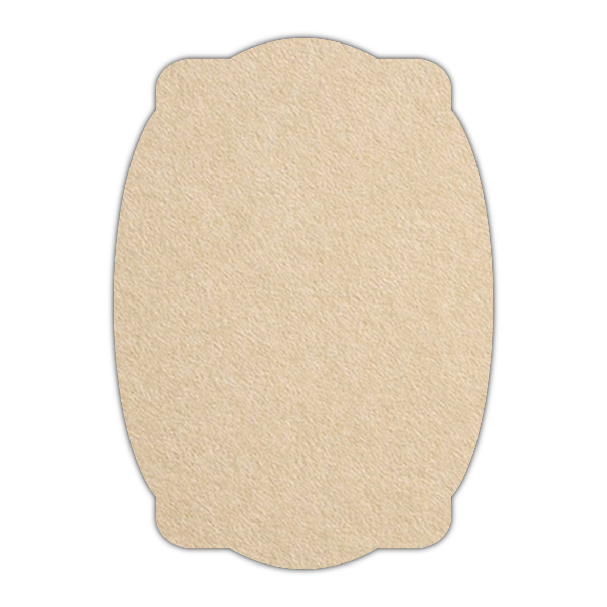 CMYK Print on Wheat Cardstock | Shape P26 | 3" x 4"