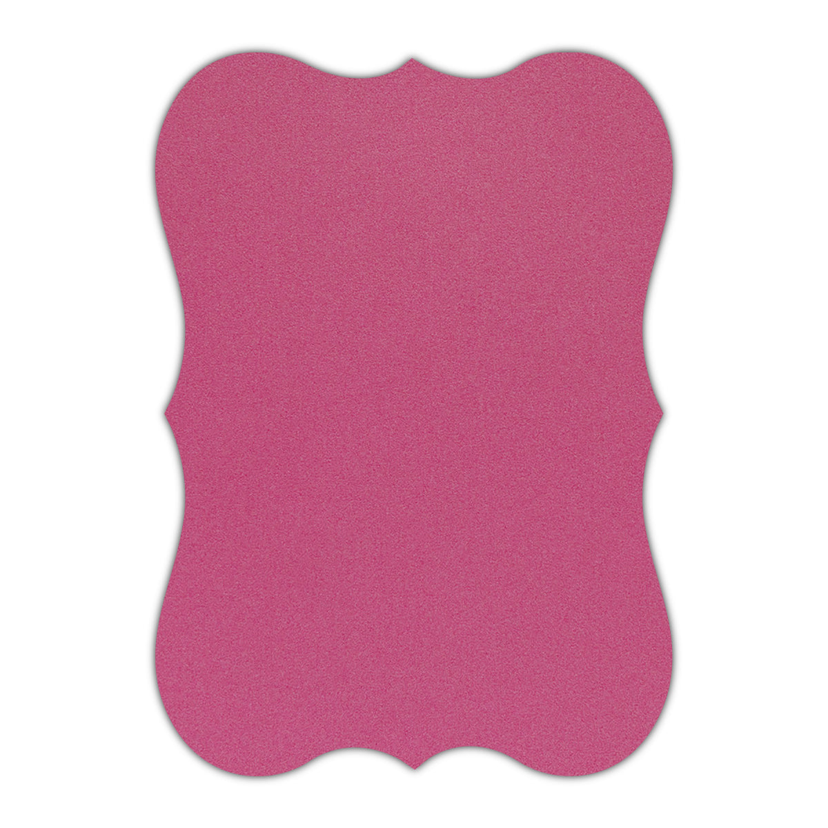 CMYK Print on Shimmer Azalea Cardstock | Shape P27 | 5" x 8"