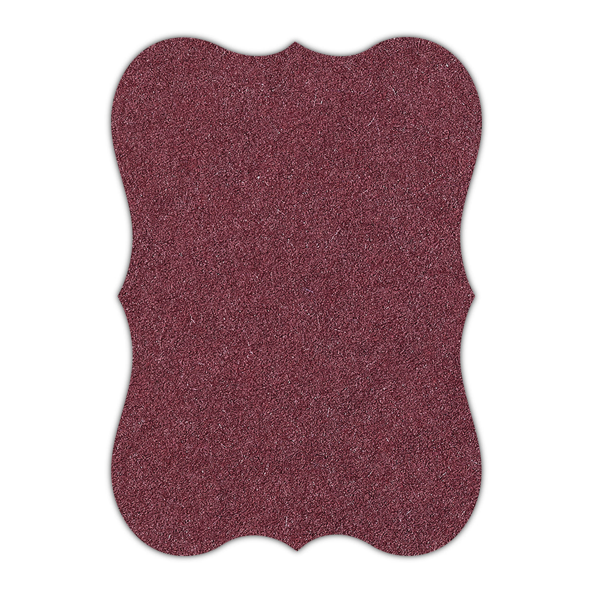 CMYK Print on Claret Cardstock | Shape P27 | 2" x 3.5"