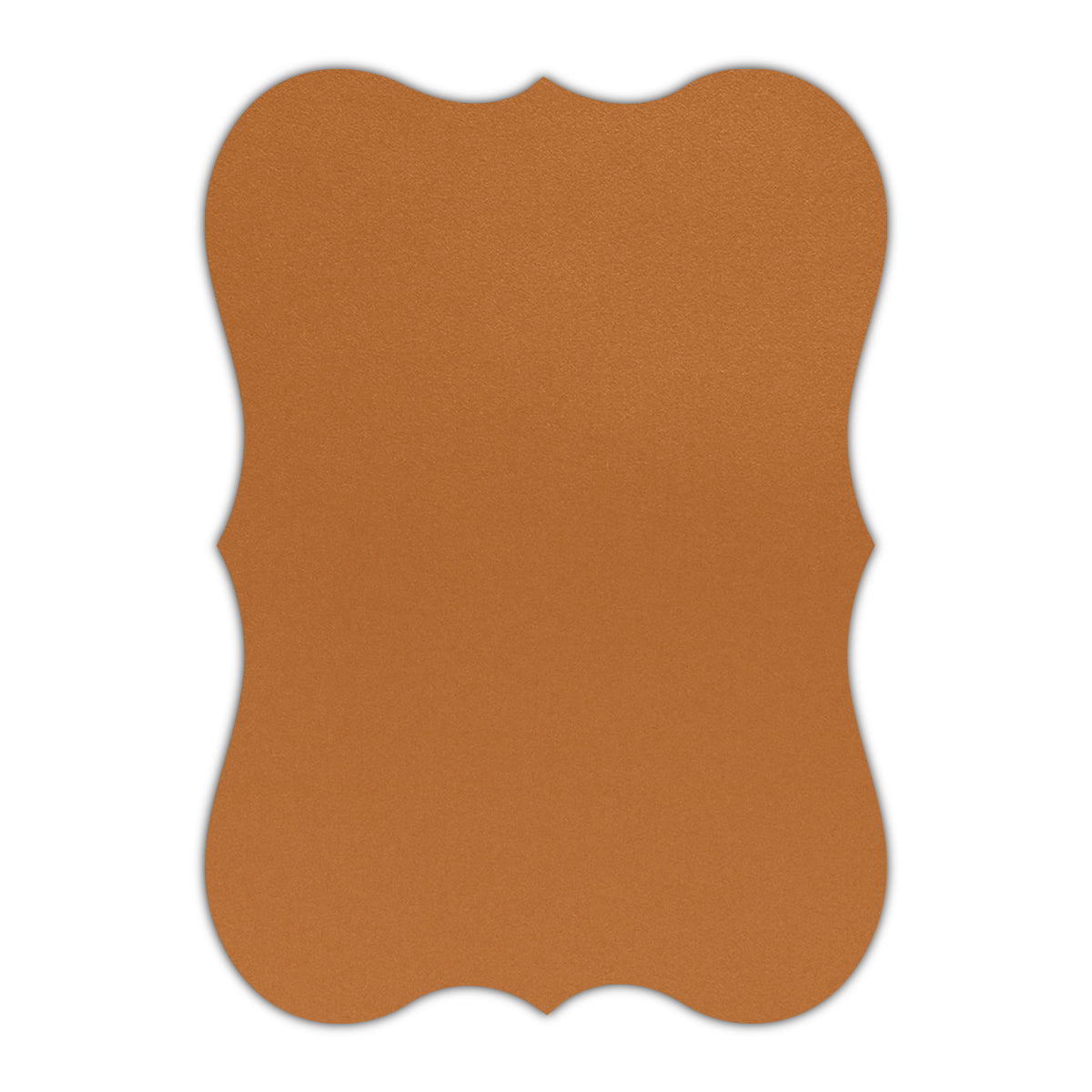 CMYK Print on Shimmer Copper Cardstock | Shape P27 | 3.5" x 5"