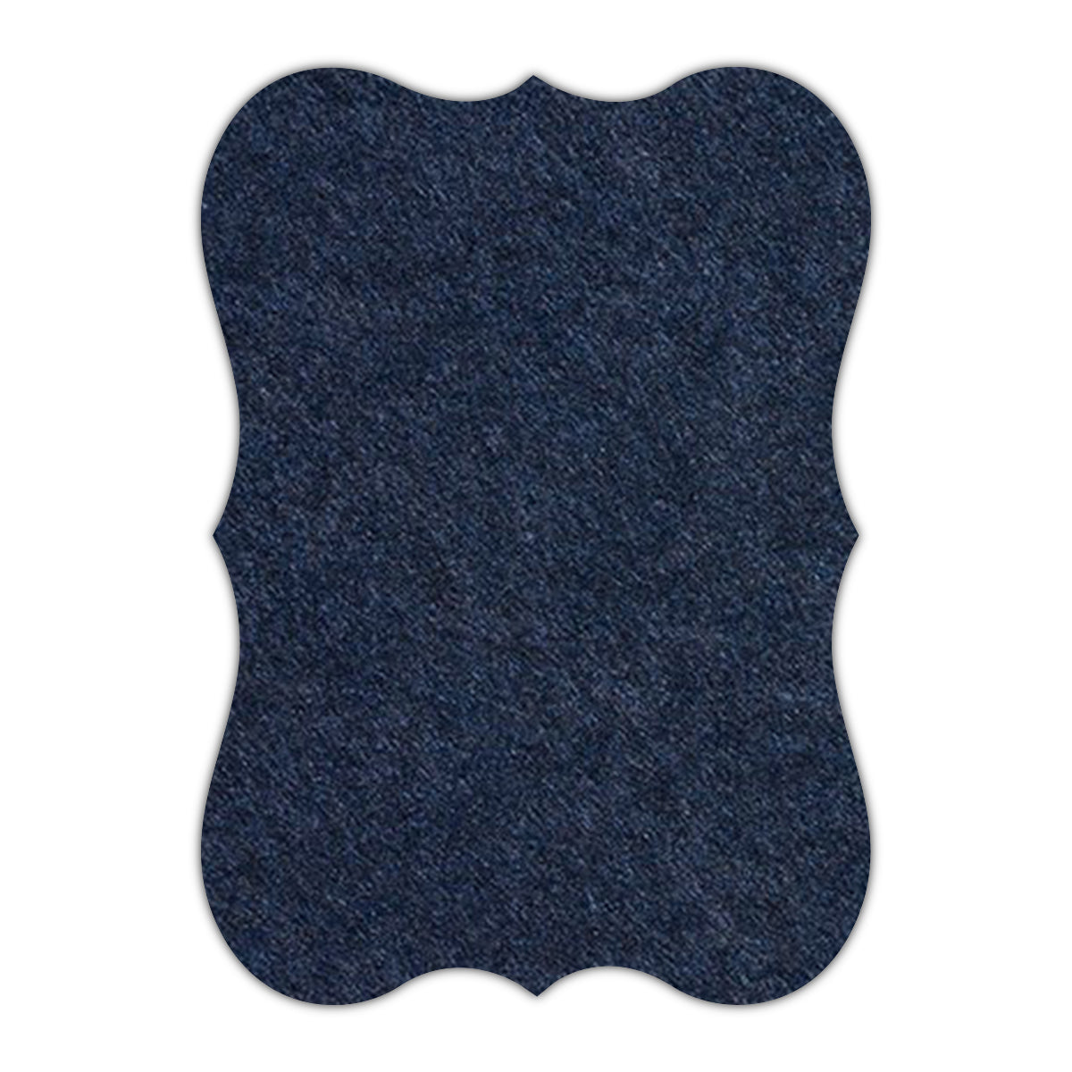 CMYK Print on Dark Navy Blue Cardstock | Shape P27 | 5.5" x 8.5"