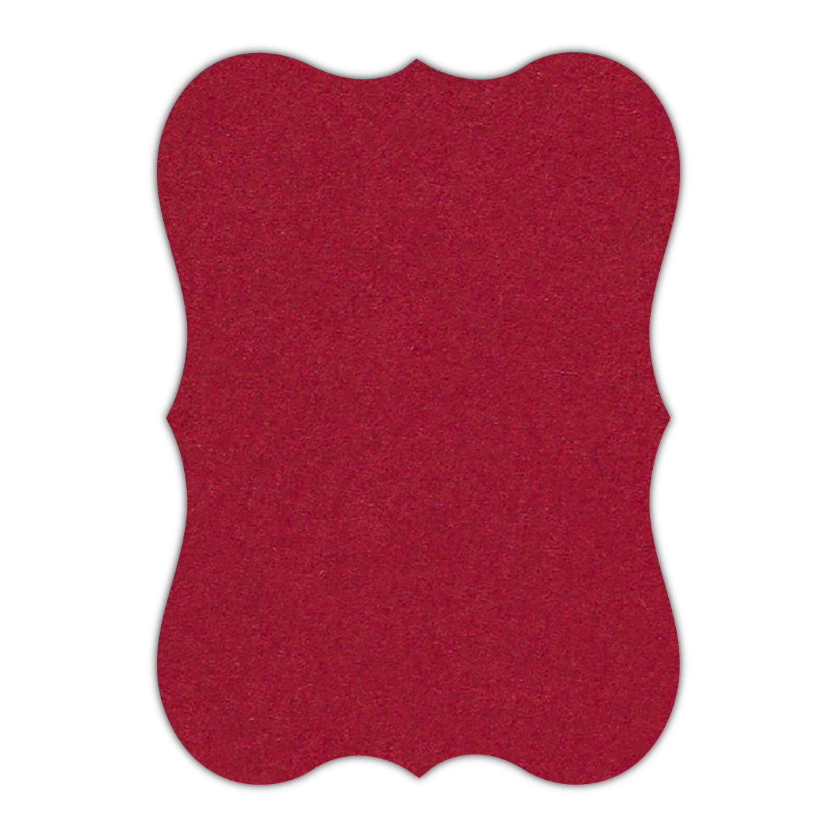 CMYK Print on Guardsman Red Cardstock | Shape P27 | 8.5" x 11"
