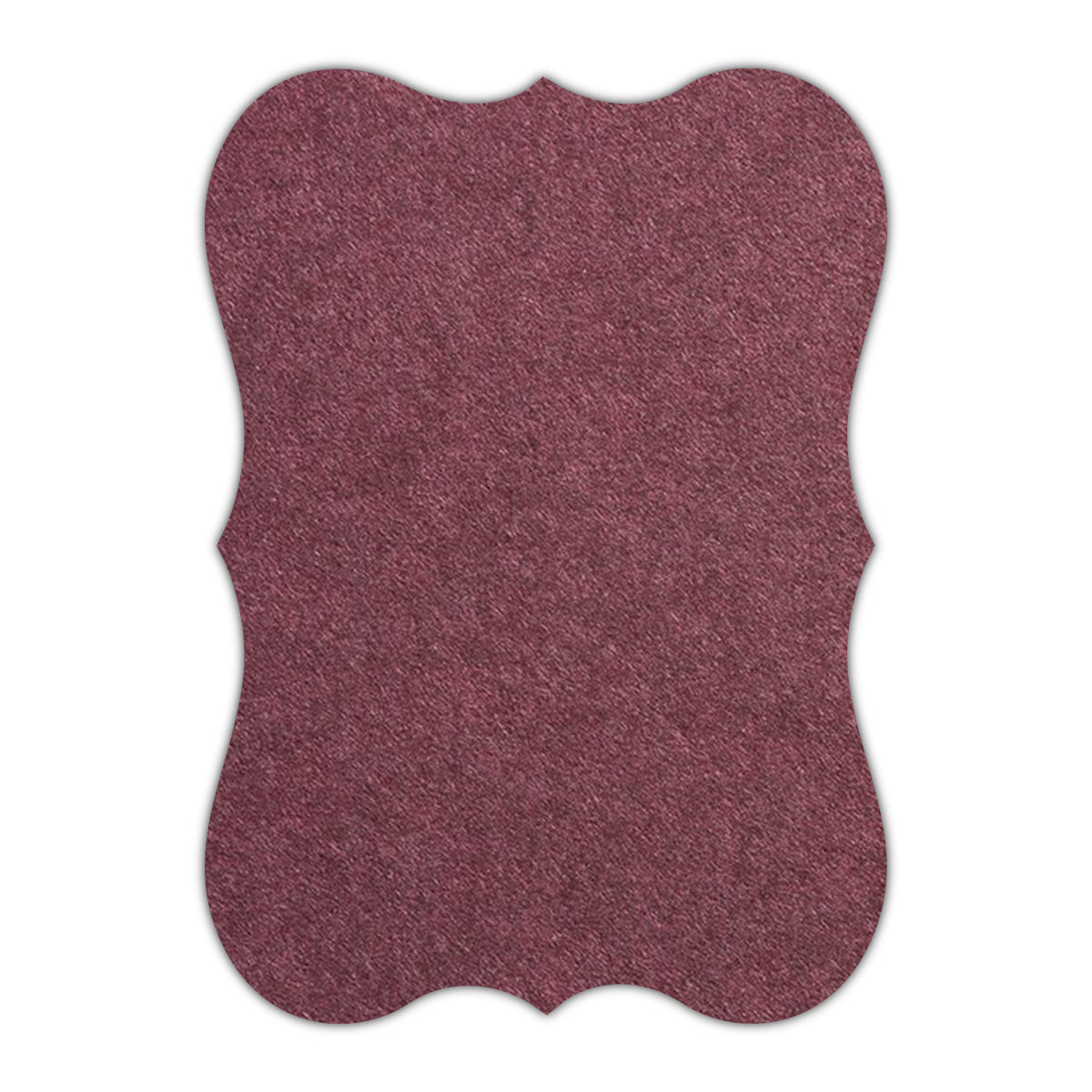 CMYK Print on Merlot Cardstock | Shape P27 | 3" x 5"
