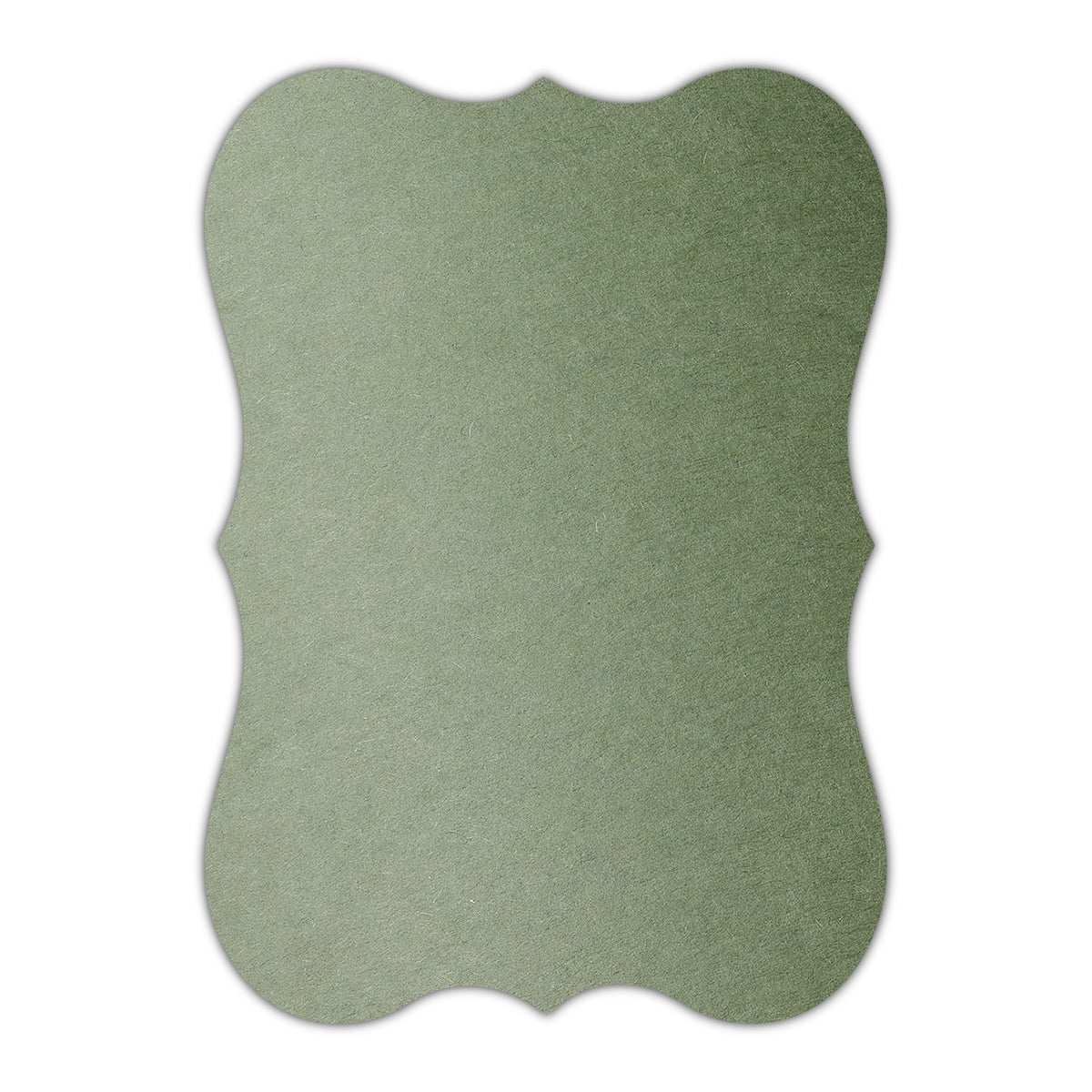 CMYK Print on Mid Green Cardstock | Shape P27 | 11" x 14"