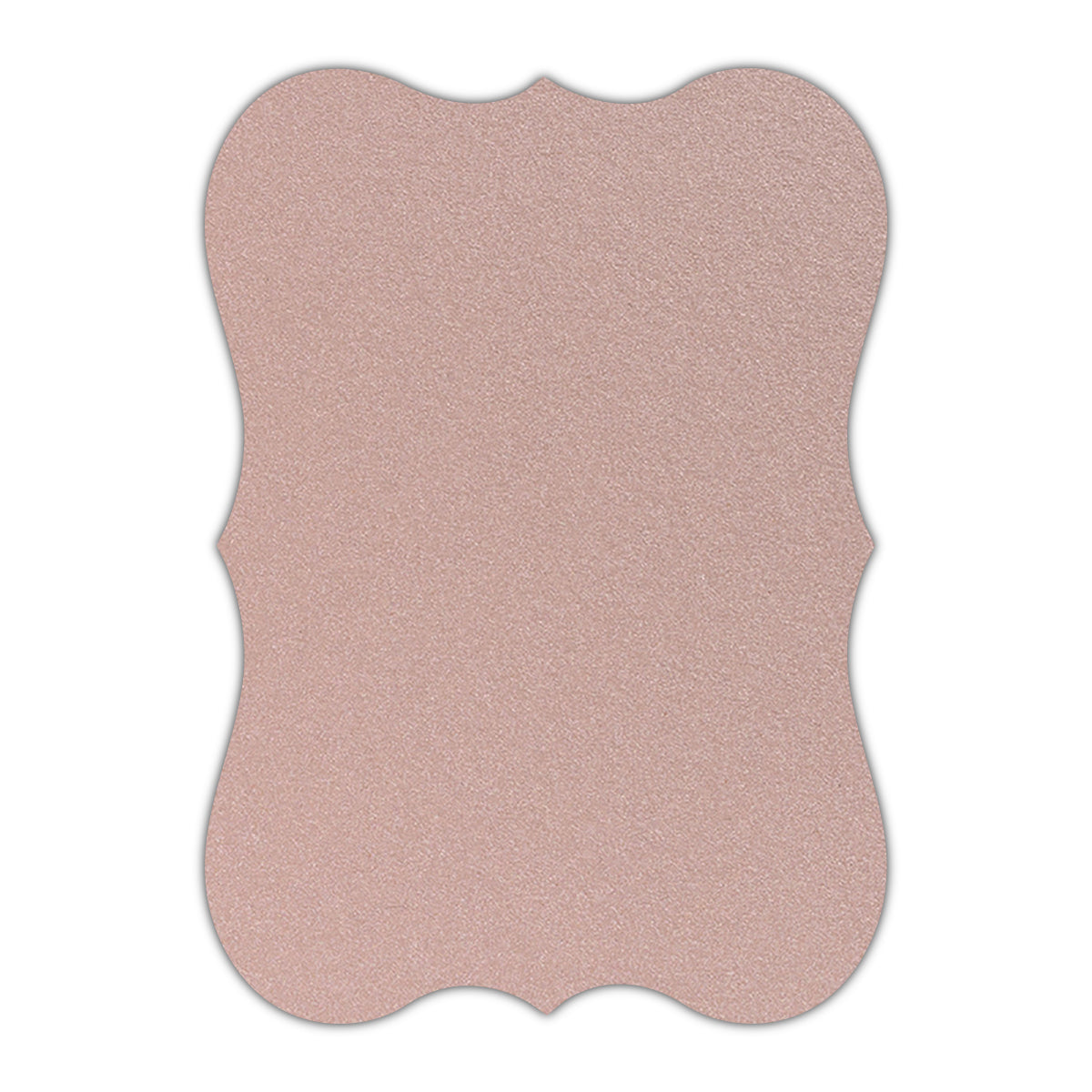 CMYK Print on Shimmer Nude Cardstock | Shape P27 | 6" x 9"
