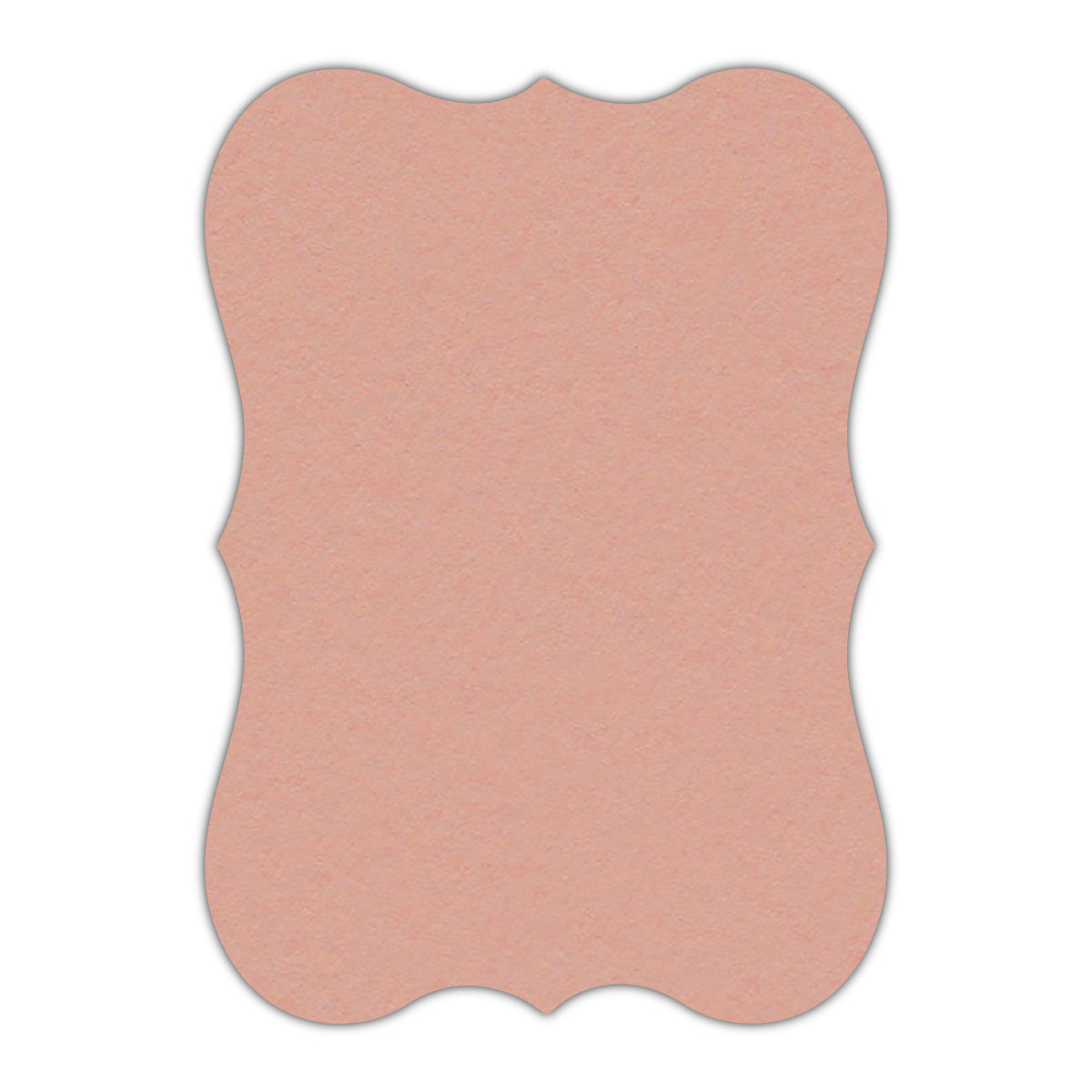 CMYK Print on Old Rose Cardstock | Shape P27 | 2.5" x 3.5"