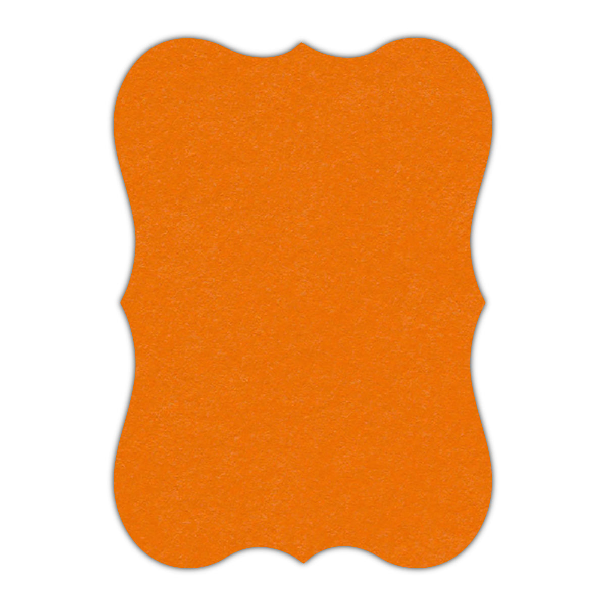 CMYK Print on Pumpkin Cardstock | Shape P27 | 5" x 8"