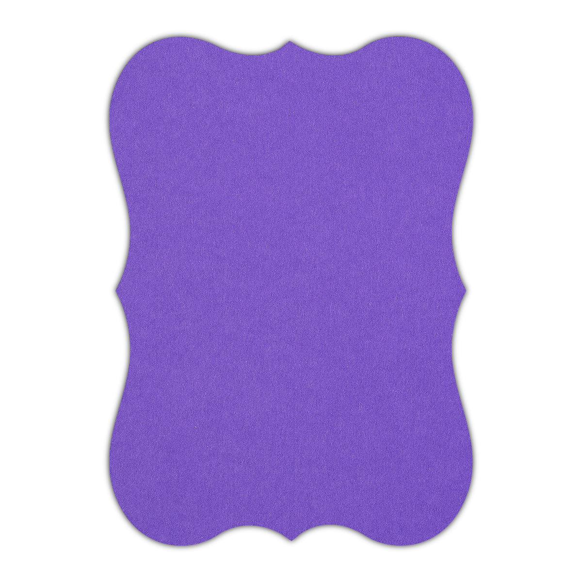 CMYK Print on Purple Cardstock | Shape P27 | 5.5" x 8.5"