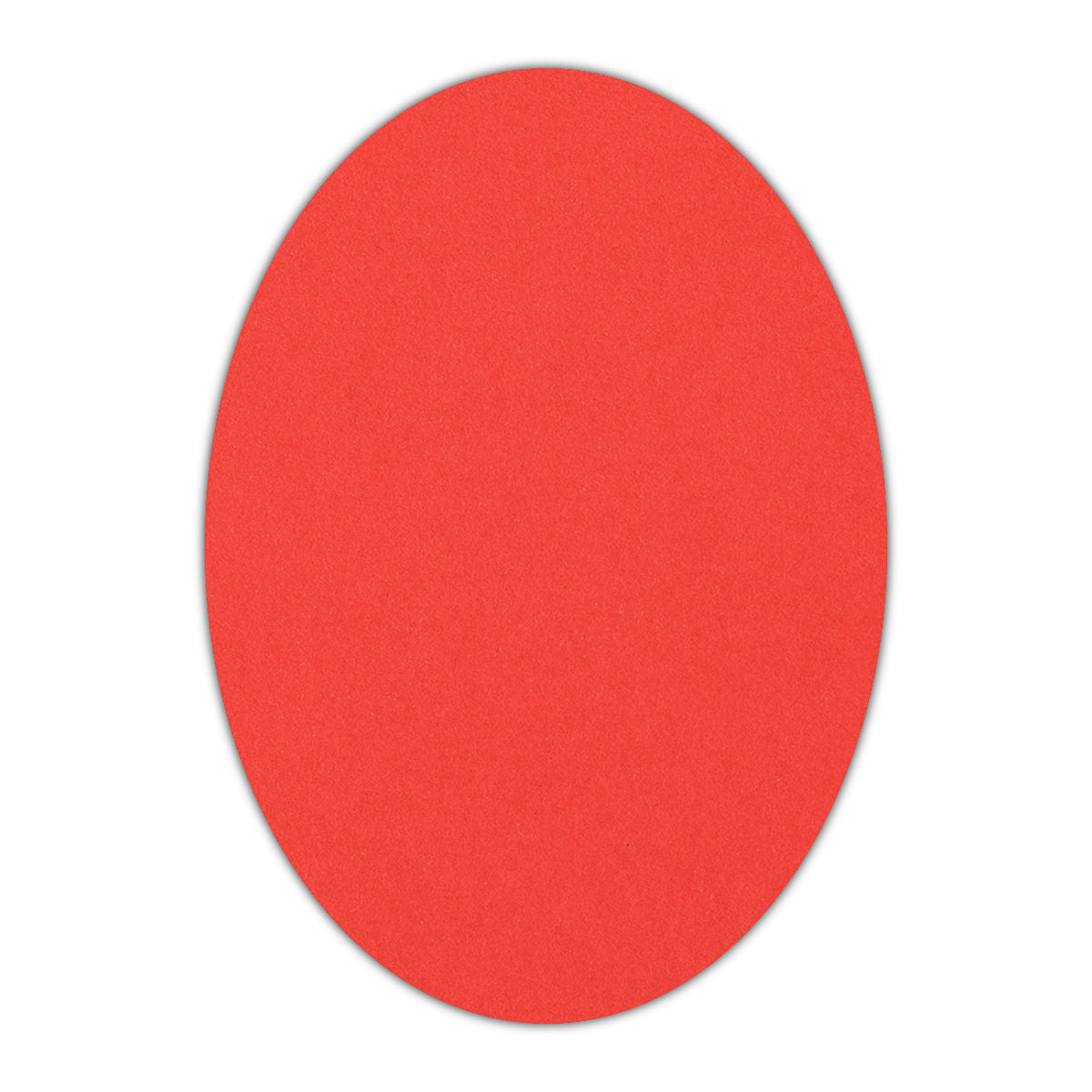 CMYK Print on Bright Red Cardstock | Shape P28 | 4.25" x 5.5"