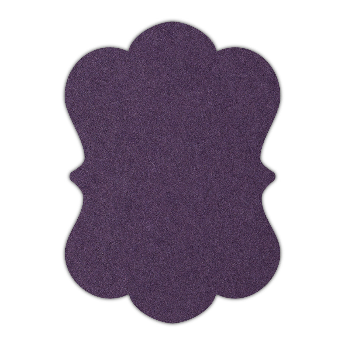 CMYK Print on Shimmer Amethyst Cardstock | Shape P29 | 12" x 18"