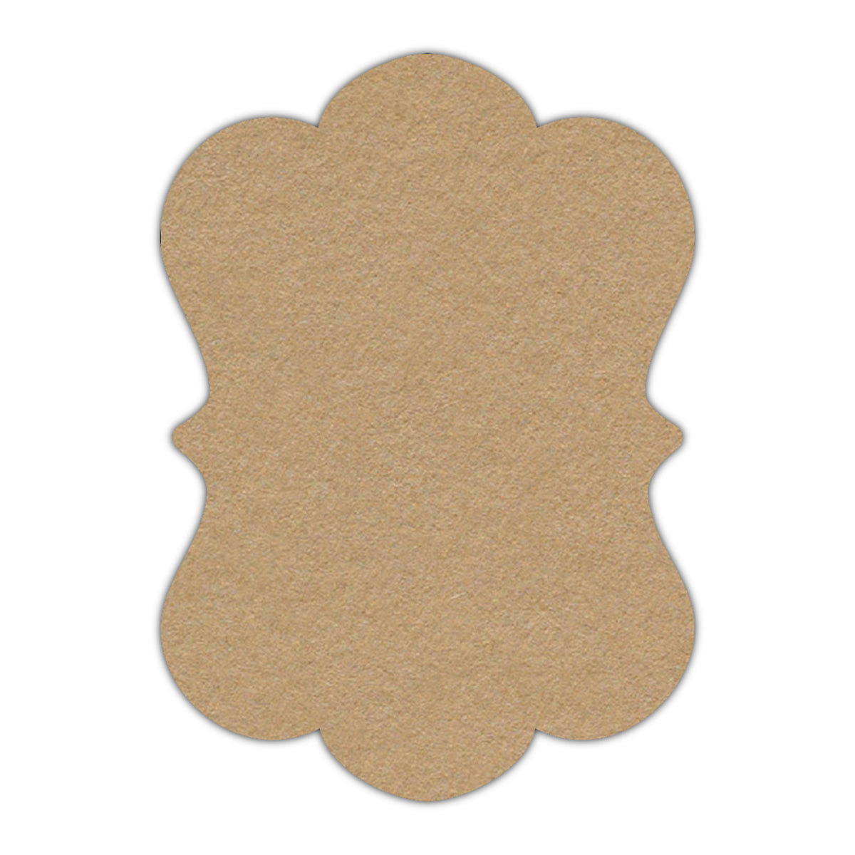 CMYK Print on Camel Cardstock | Shape P29 | 3.5" x 5"