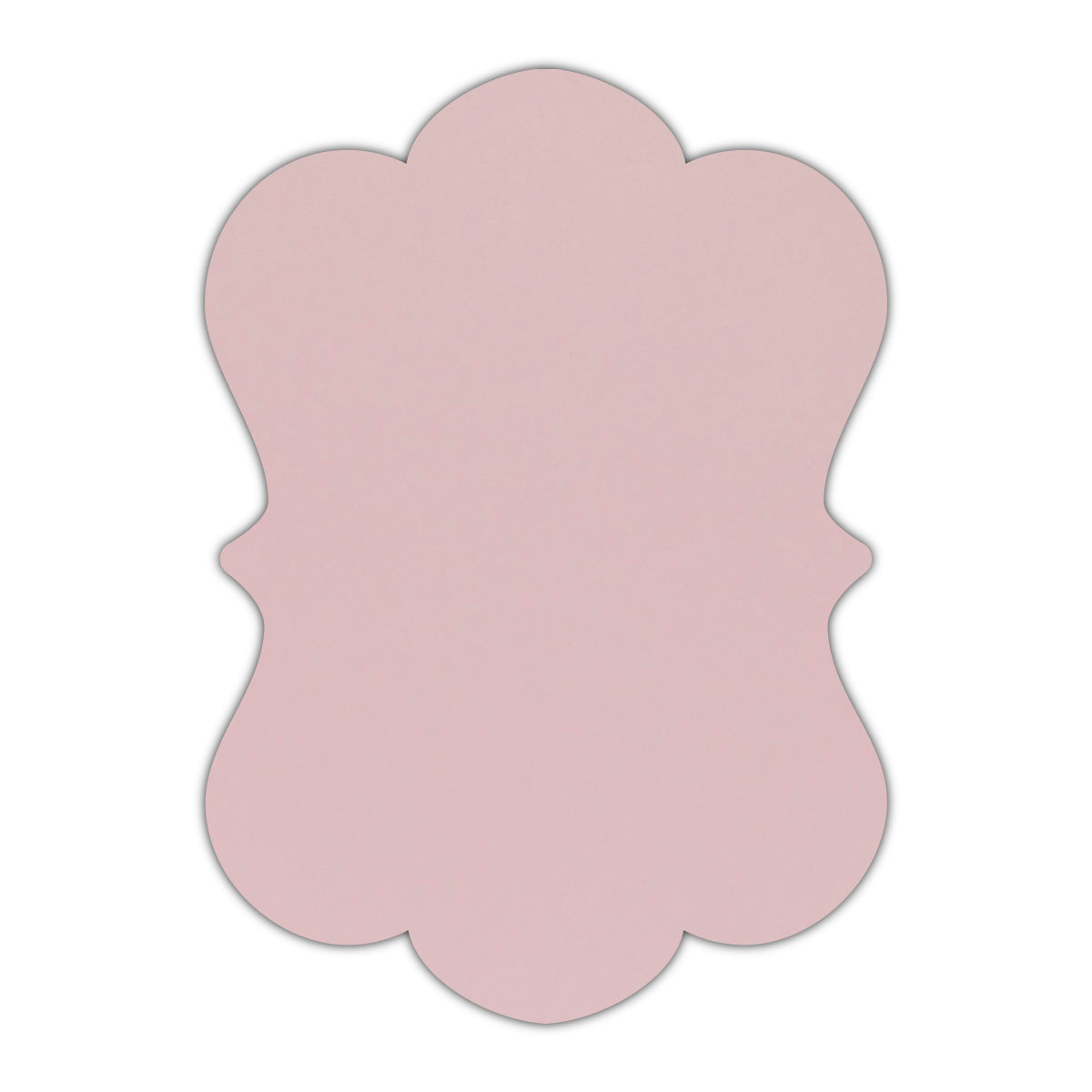 CMYK Print on Shimmer Rose Quartz Cardstock | Shape P29 | 11" x 14"
