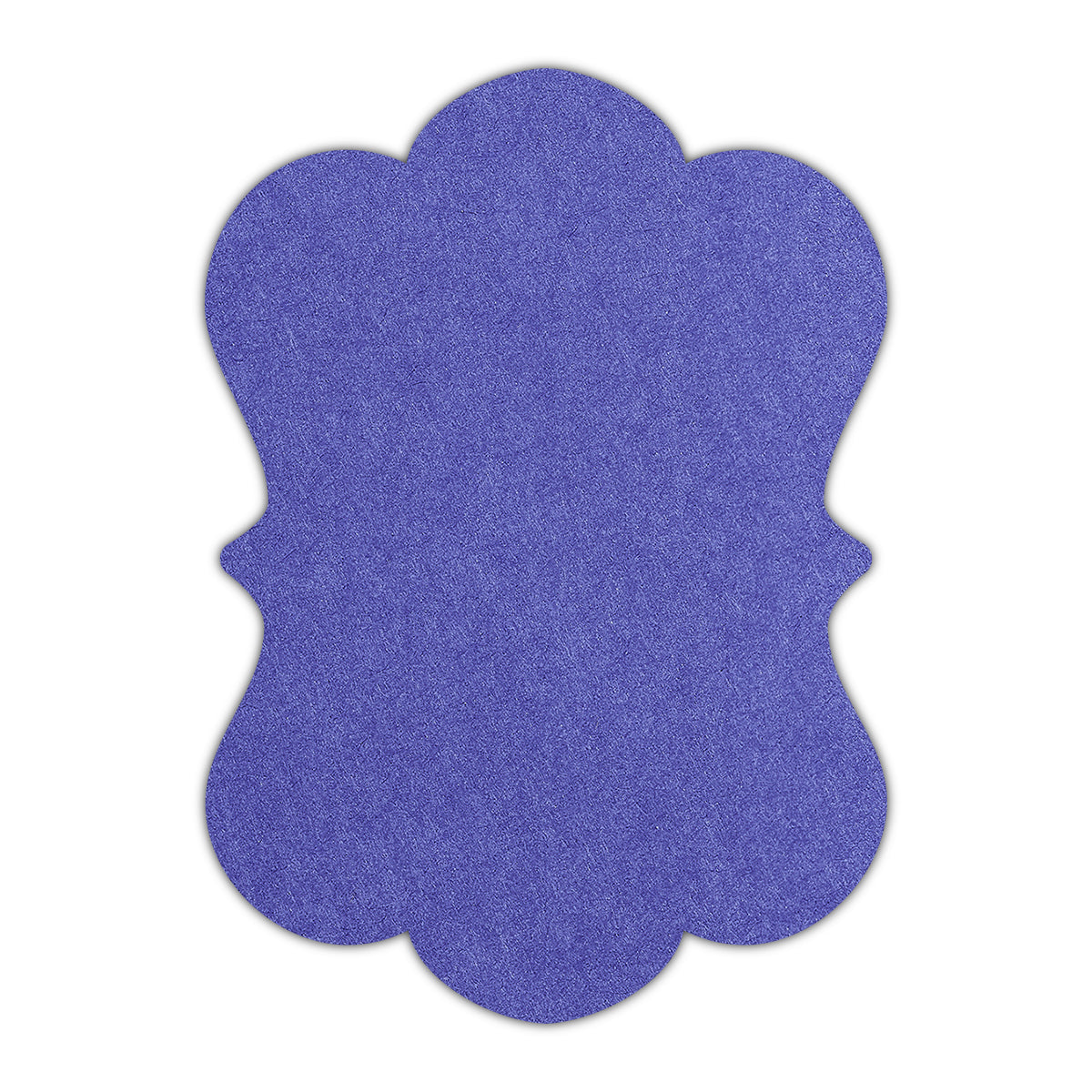CMYK Print on Royal Blue Cardstock | Shape P29 | 6" x 9"